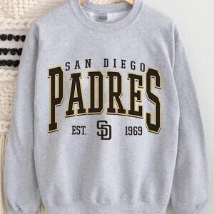San Diego Padres Baseball Retro Team Graphic Casual Unisex Sweatshirt